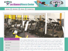 Tablet Screenshot of losalamosfitness.com